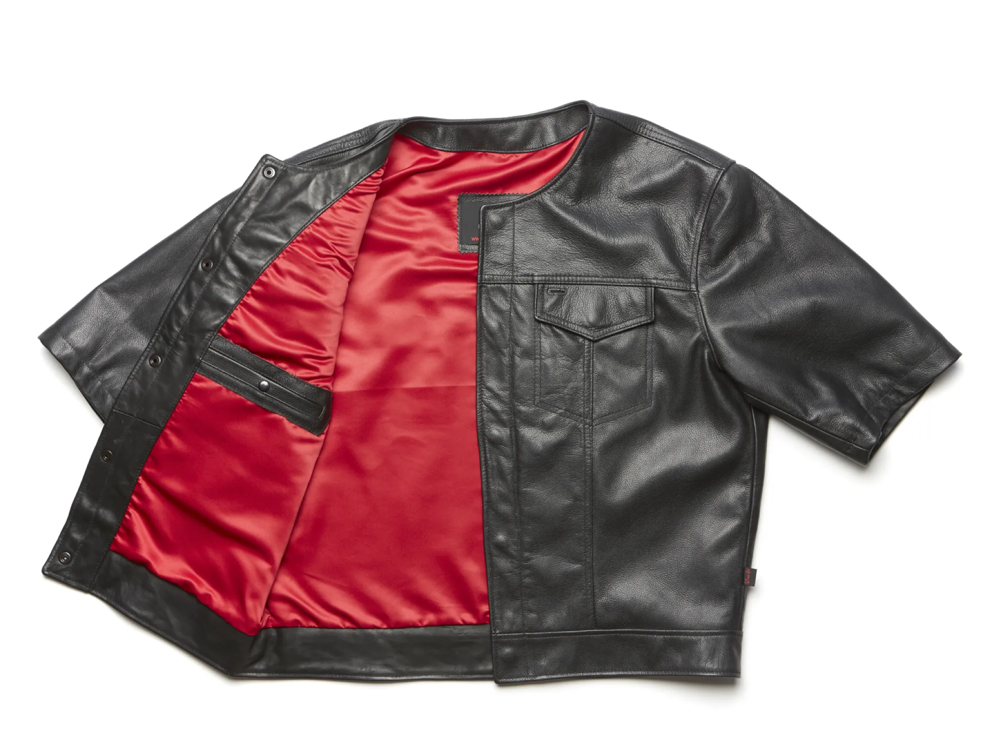 415 Leather 3/4 Sleeve Vest/Jacket