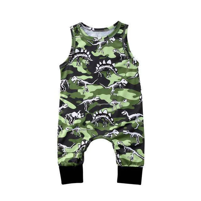 Baby Boys Romper Dino Jumpsuit