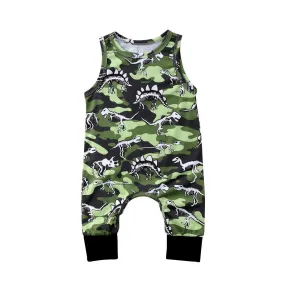 Baby Boys Romper Dino Jumpsuit
