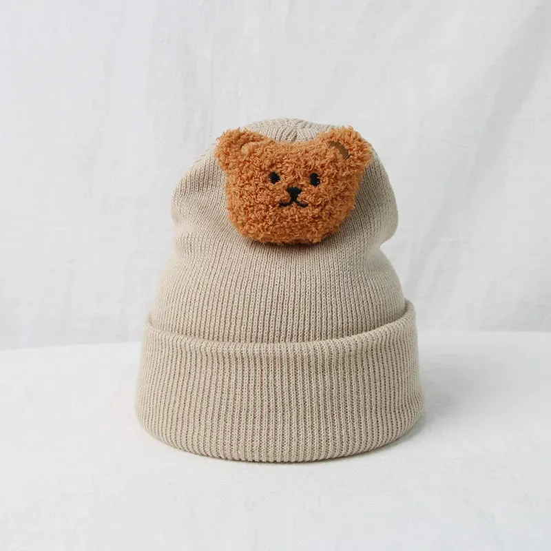 Bear Cutie Knit Baby Beanie