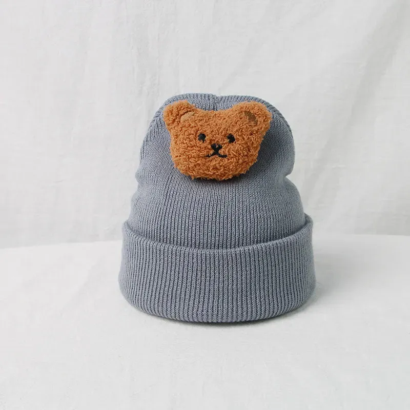 Bear Cutie Knit Baby Beanie