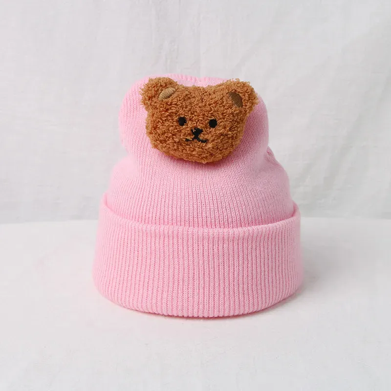 Bear Cutie Knit Baby Beanie
