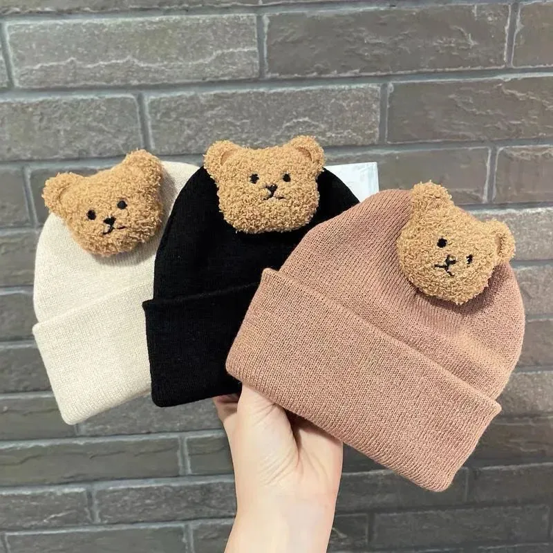 Bear Cutie Knit Baby Beanie