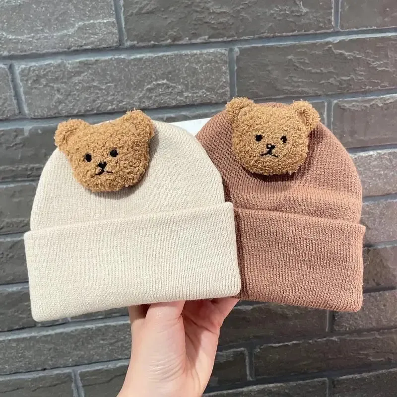Bear Cutie Knit Baby Beanie