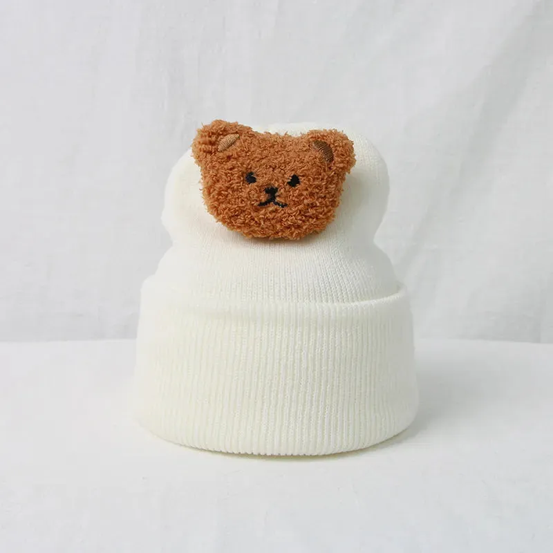 Bear Cutie Knit Baby Beanie