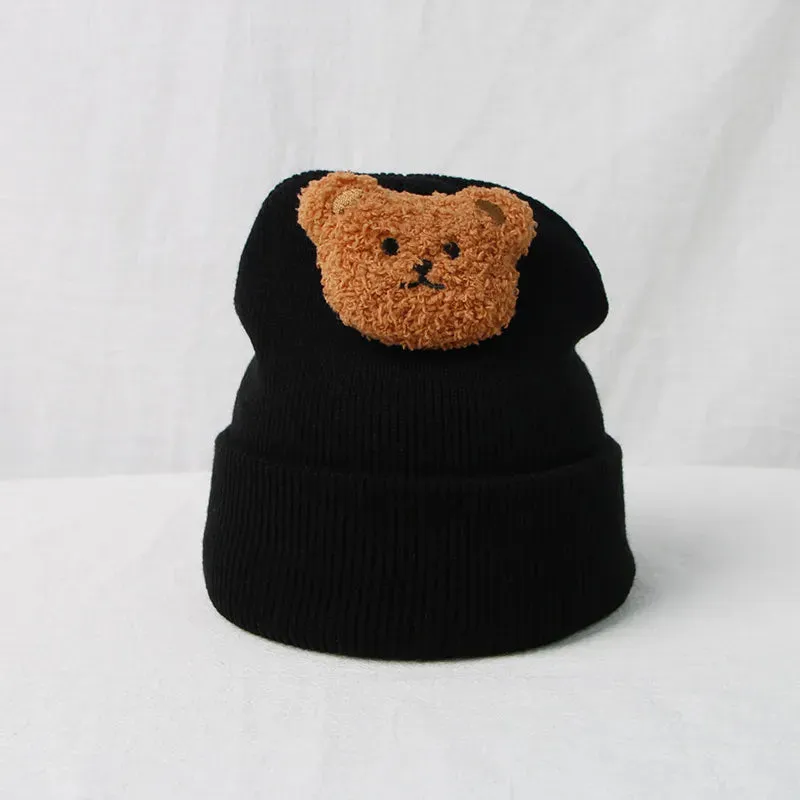 Bear Cutie Knit Baby Beanie