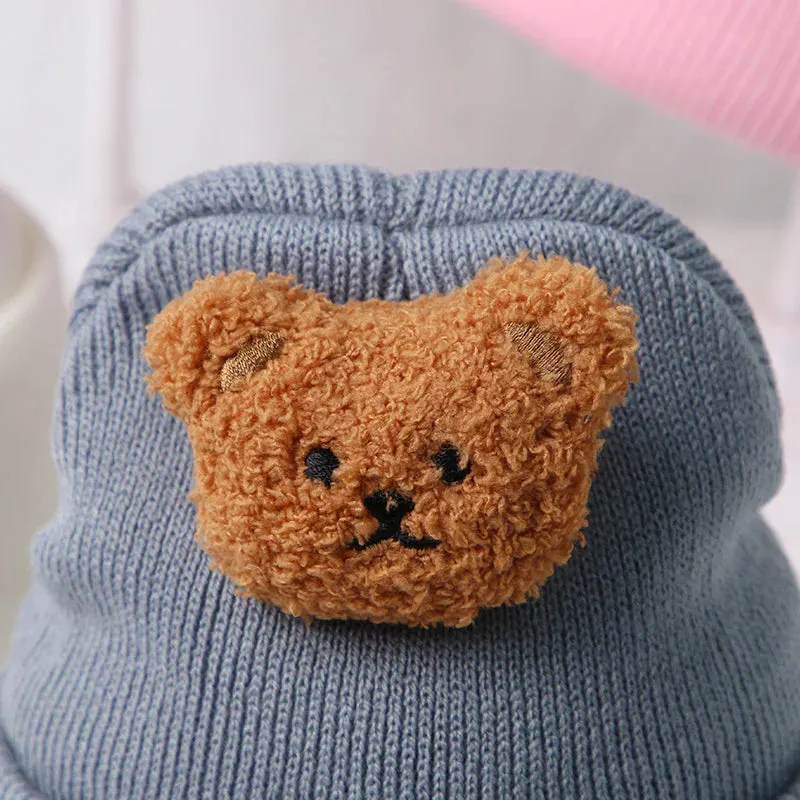 Bear Cutie Knit Baby Beanie