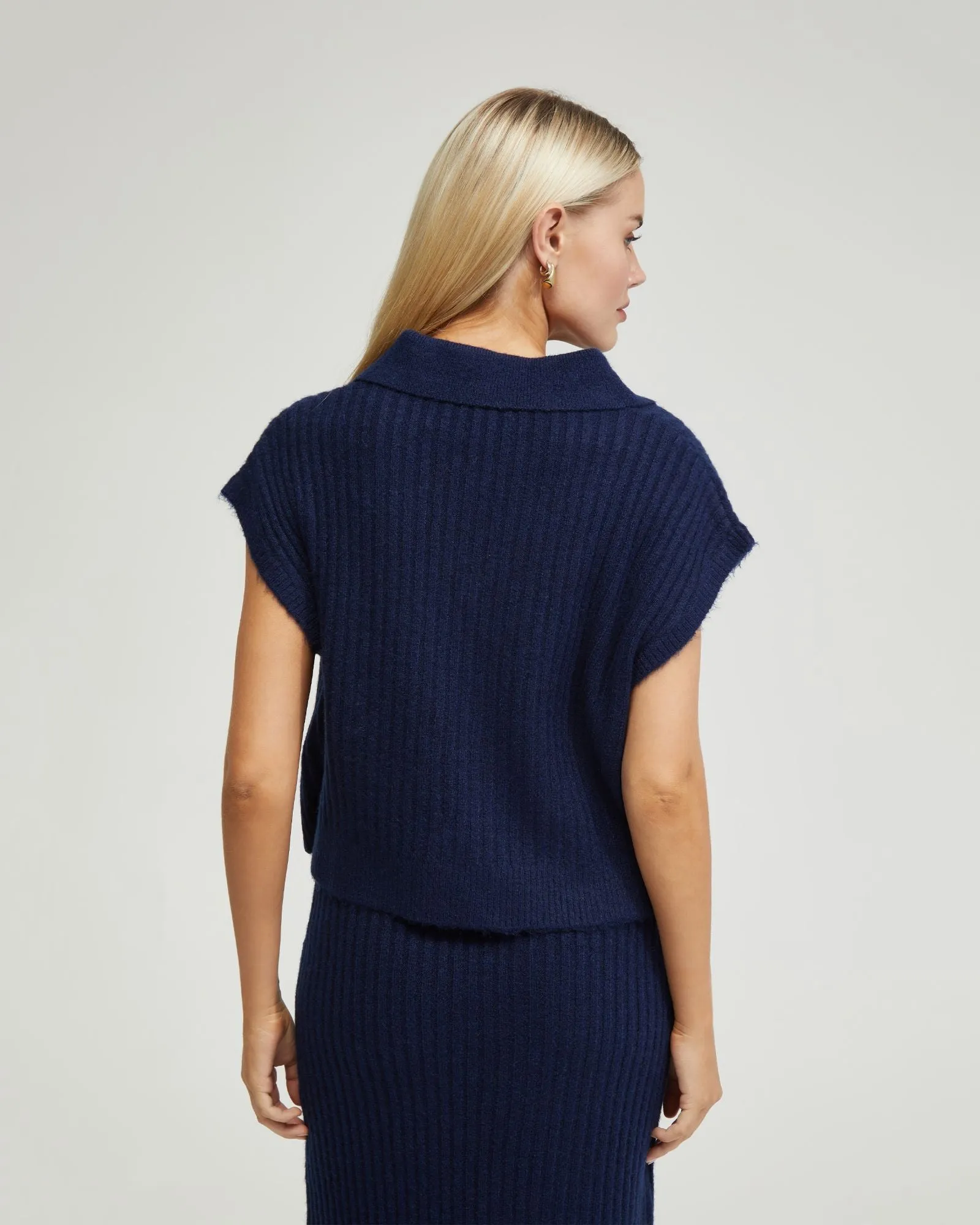 Becca Polo Neck Vest