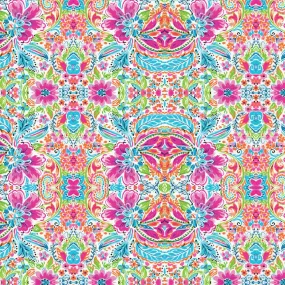 Bright Preppy Paisley Pattern Acrylic Sheets