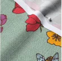 Butterfly Baby Blanket,Hummingbird Floral Swaddle   Hat or Band,Chinoiserie flower garden,Botanicals,Pollinators,Nature Baby Blanket,