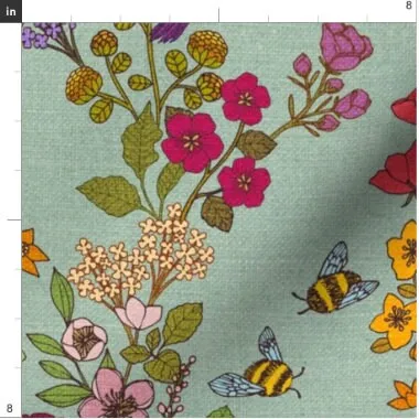 Butterfly Baby Blanket,Hummingbird Floral Swaddle   Hat or Band,Chinoiserie flower garden,Botanicals,Pollinators,Nature Baby Blanket,