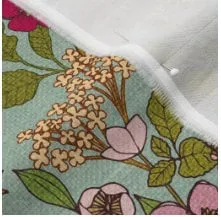 Butterfly Baby Blanket,Hummingbird Floral Swaddle   Hat or Band,Chinoiserie flower garden,Botanicals,Pollinators,Nature Baby Blanket,
