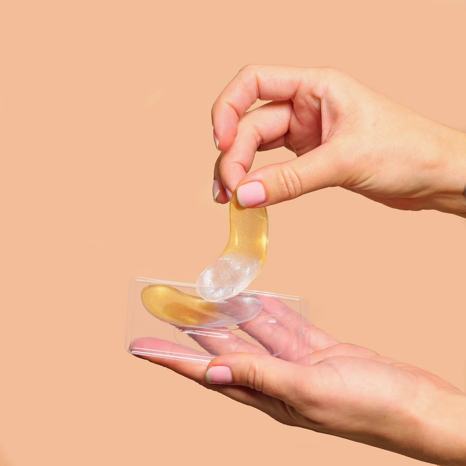 Candy Striped Anti-Aging Undereye Masks - 2 in 1 Formula