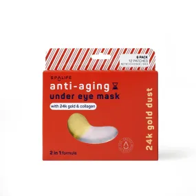 Candy Striped Anti-Aging Undereye Masks - 2 in 1 Formula
