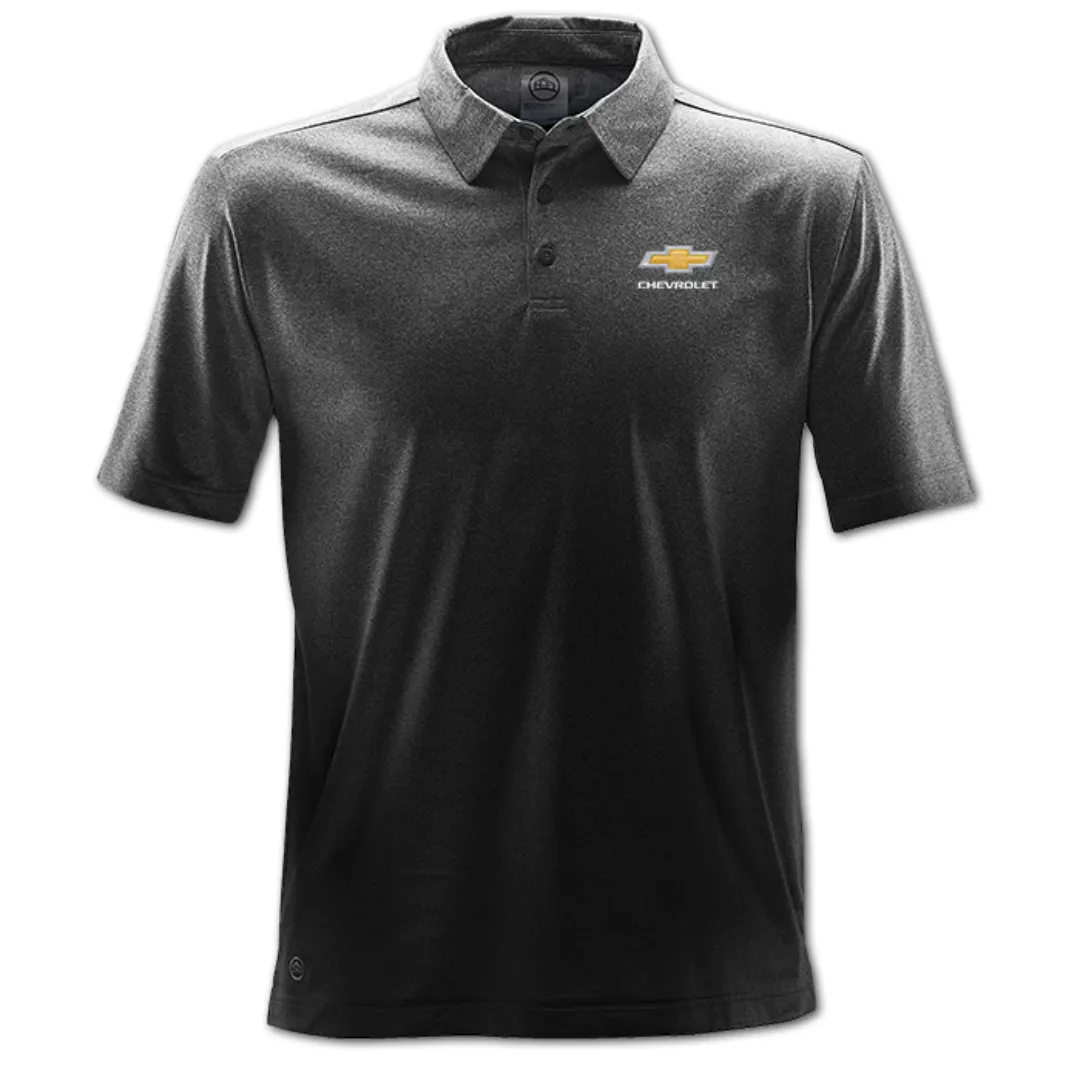Chevrolet Gold Bowtie Snag Resistant Mirage Polo