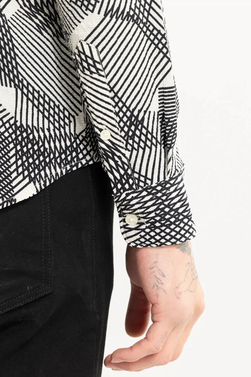 Conceptual Shape White Shirt