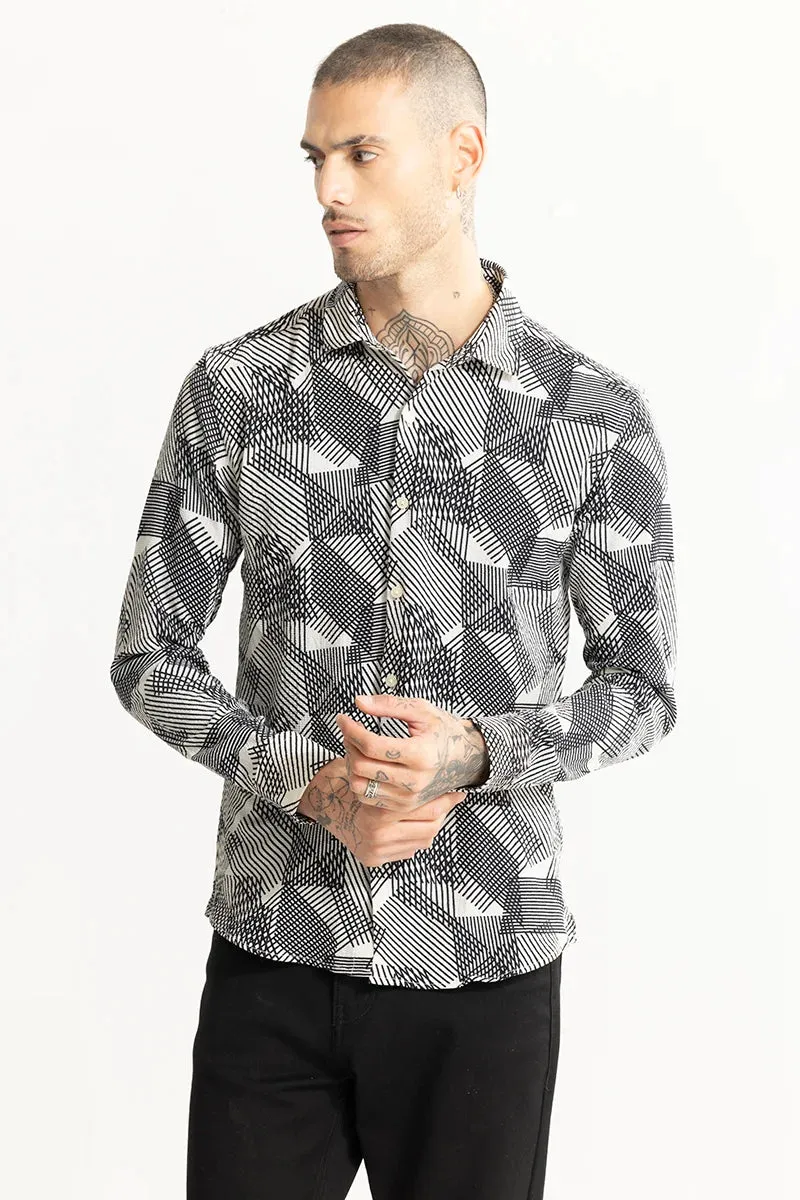 Conceptual Shape White Shirt