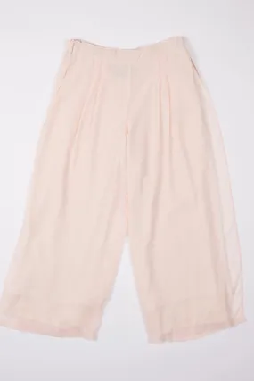 Dusty York Pink Silk Blend Pants M