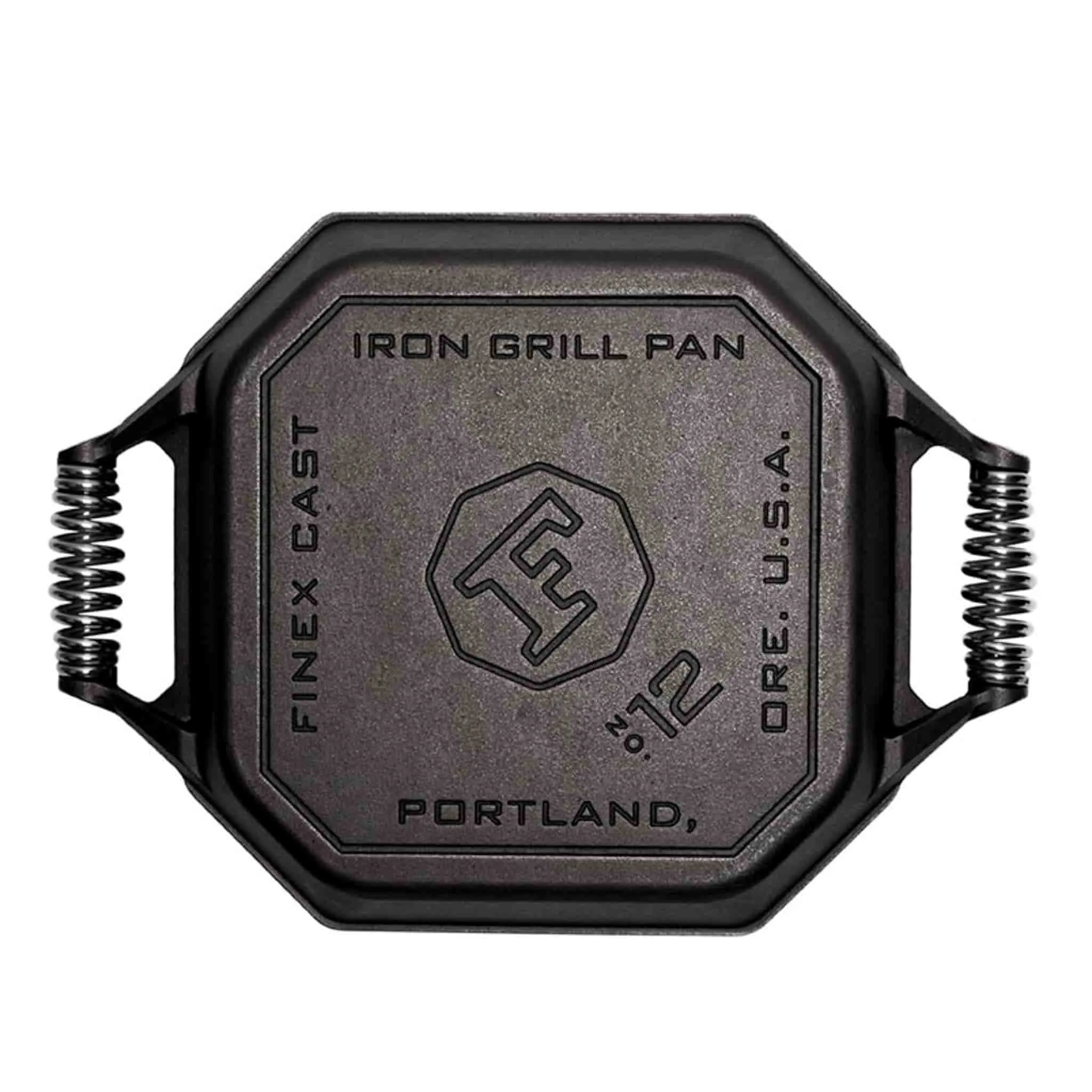Finex Cast Iron Grill Pan with 2 Handles, 30cm (12inch)