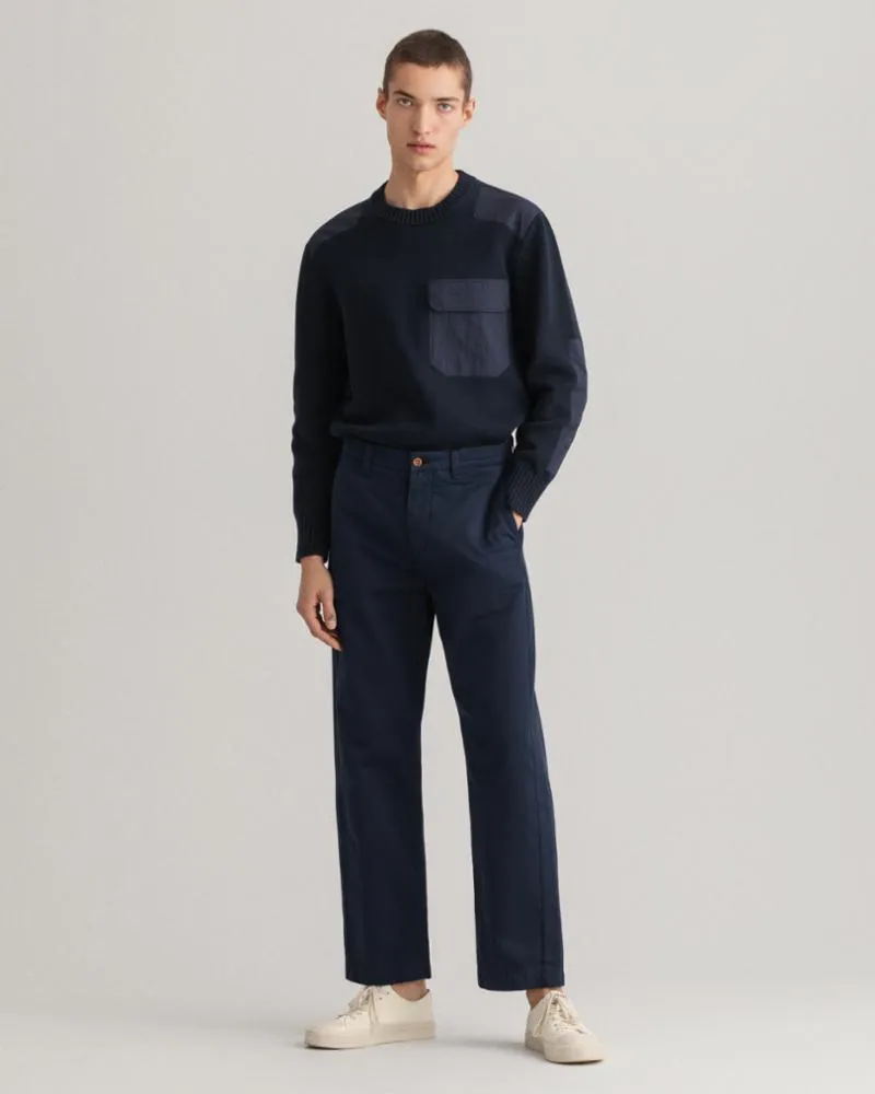 Gant Apparel Mens STRAIGHT TWILL CHINOS 410/MARINE