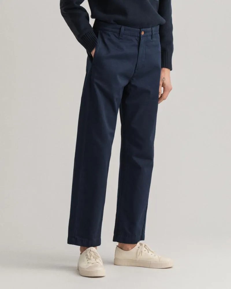 Gant Apparel Mens STRAIGHT TWILL CHINOS 410/MARINE