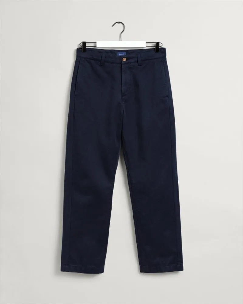 Gant Apparel Mens STRAIGHT TWILL CHINOS 410/MARINE