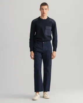 Gant Apparel Mens STRAIGHT TWILL CHINOS 410/MARINE