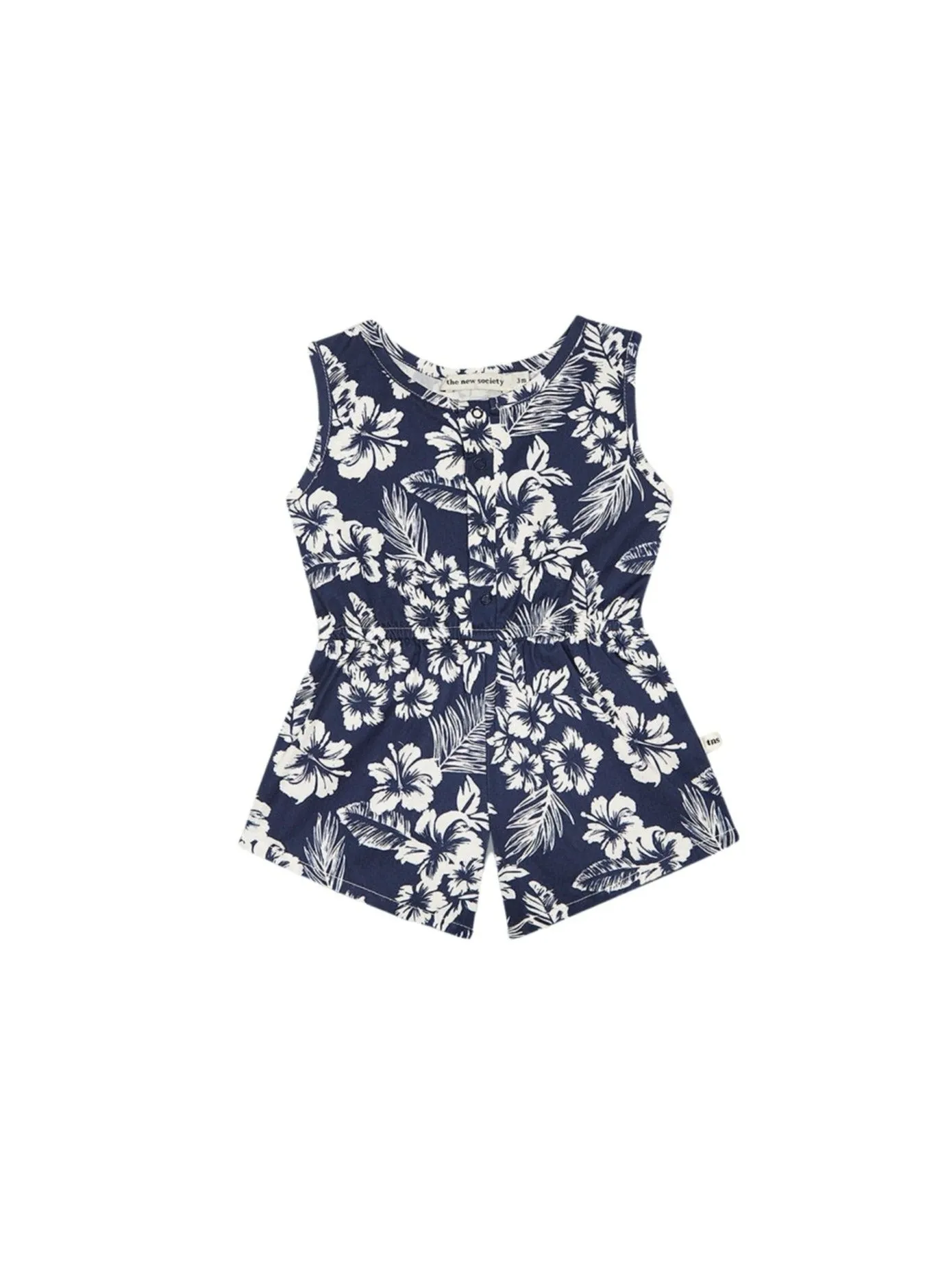 Hibiscus baby Romper