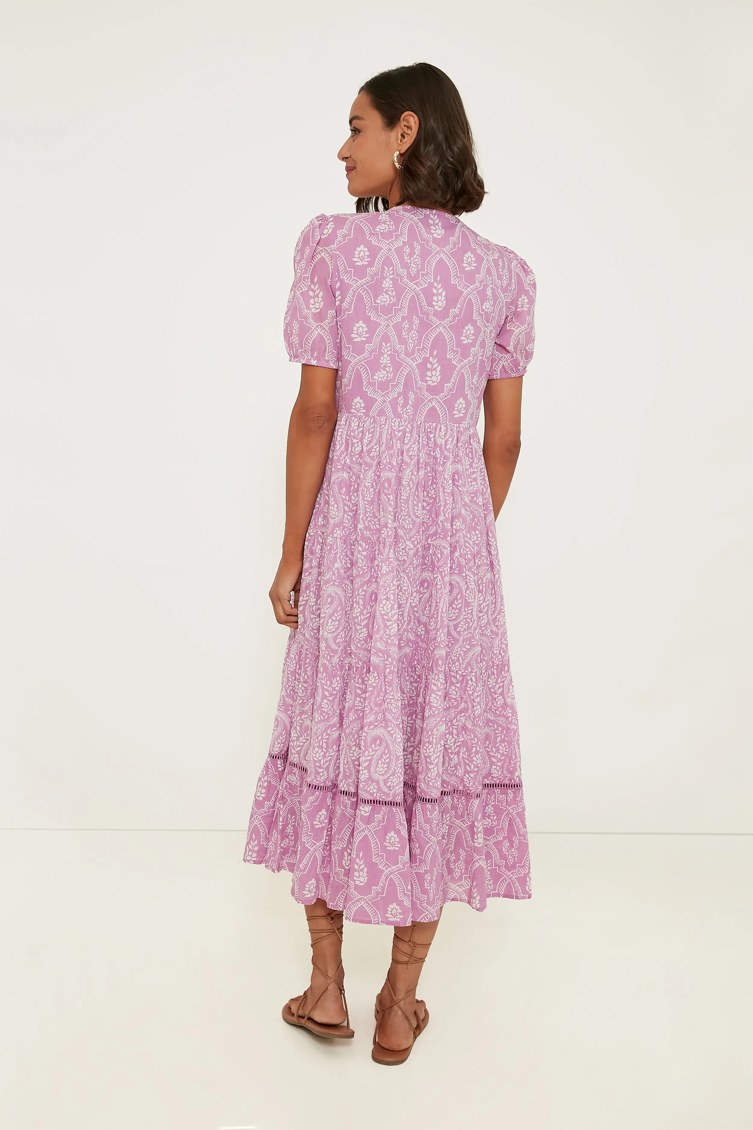 Lilac Lorraine Daphne Midi Dress