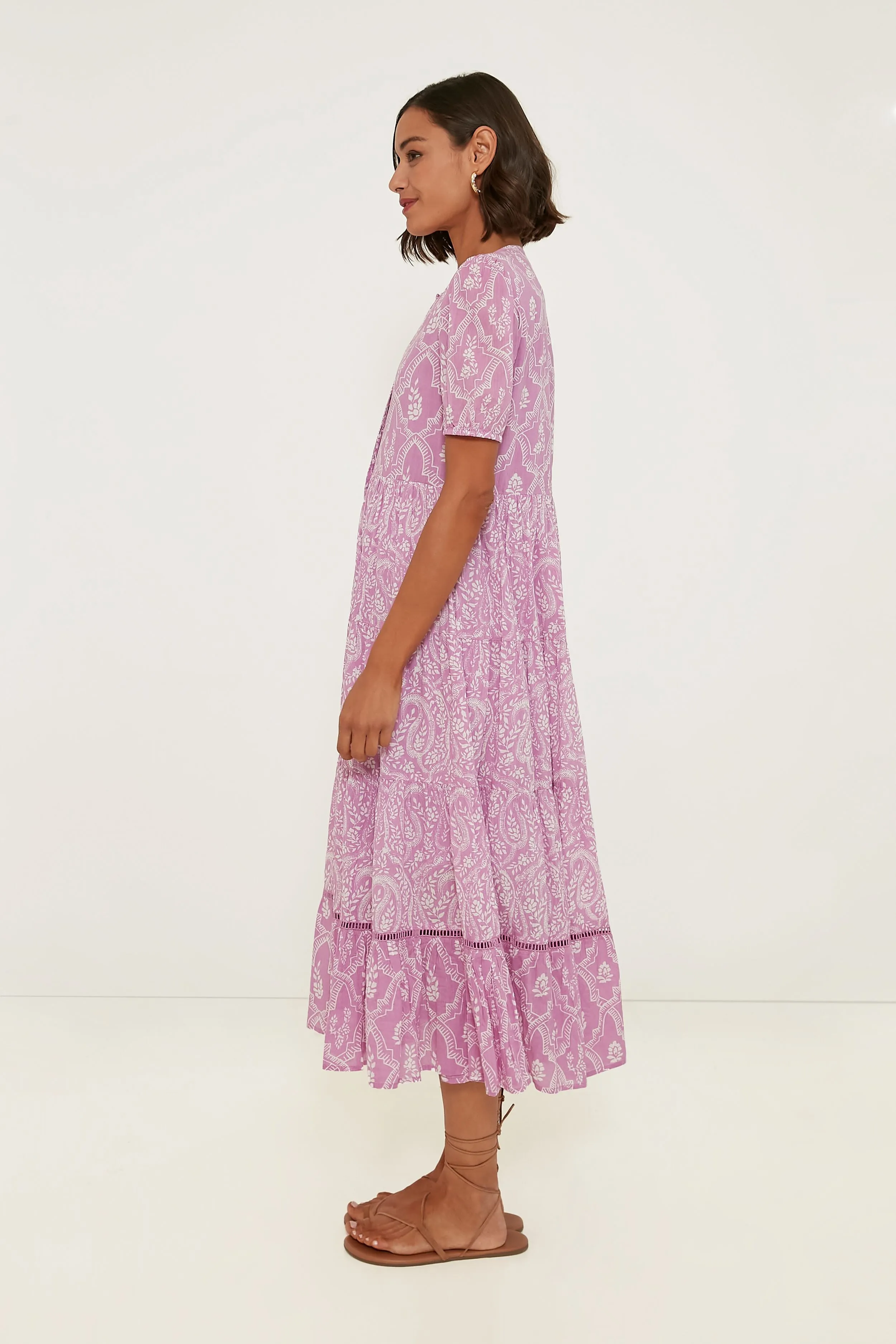Lilac Lorraine Daphne Midi Dress