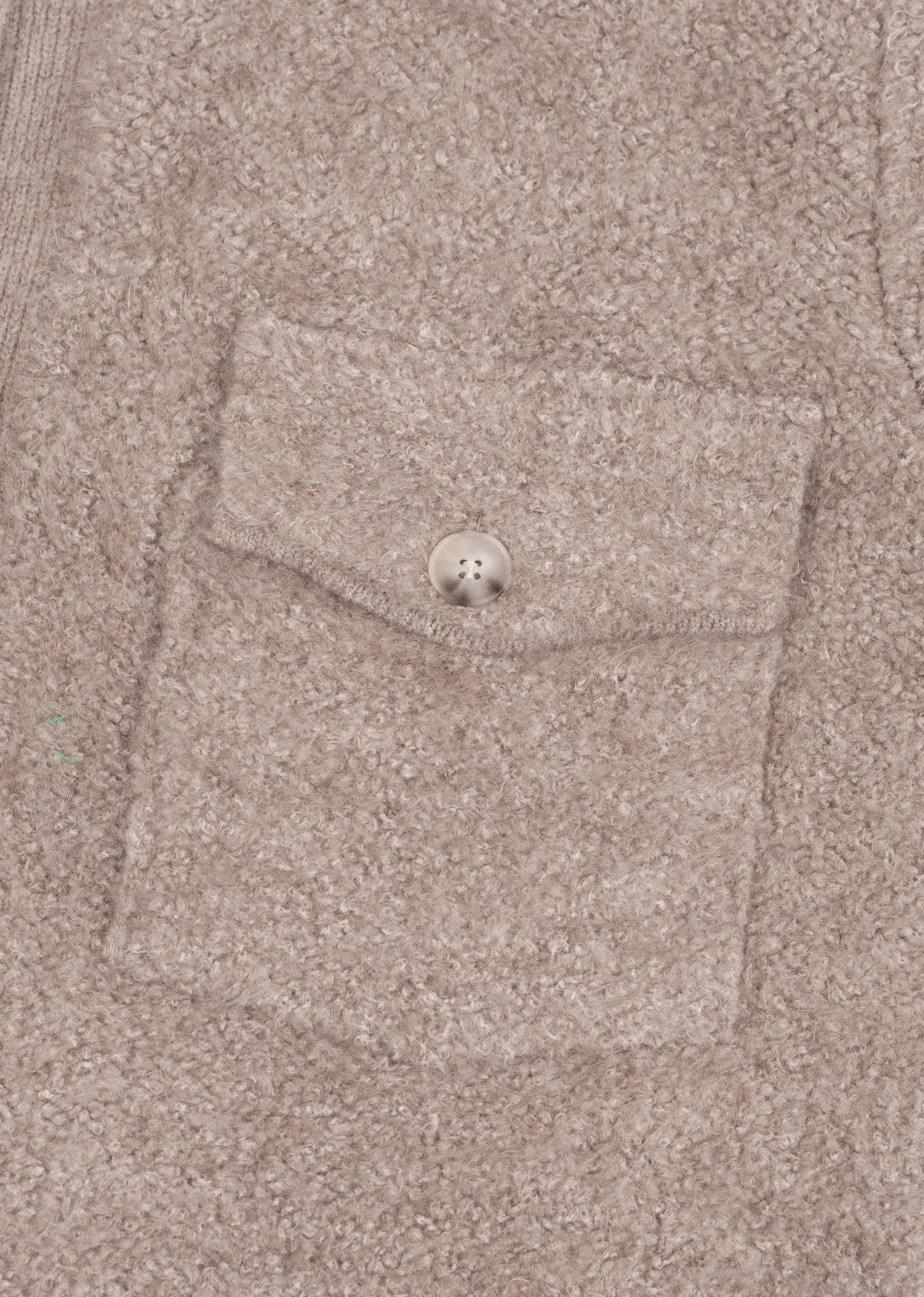 Lyla & Luxe - Stanley - Boucle jacket with double pocket in oatmeal