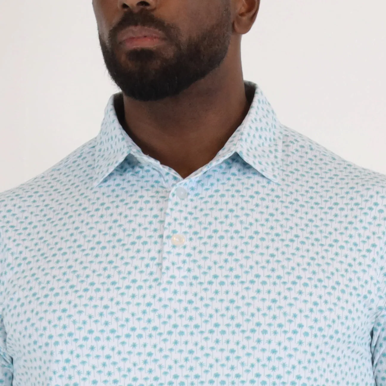 Malu Polo - White/Coastal Shade
