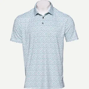 Malu Polo - White/Coastal Shade