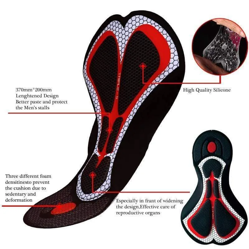 Men's Pro Gel Padded Cycle Bib Pants
