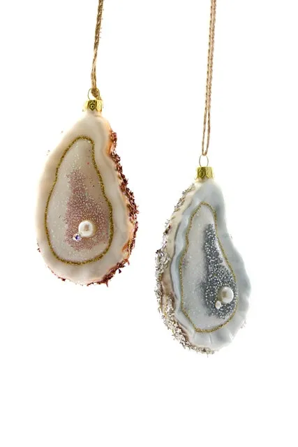Oyster with Pearl Ornament - Choice of Color