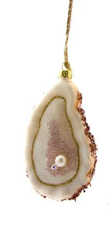 Oyster with Pearl Ornament - Choice of Color