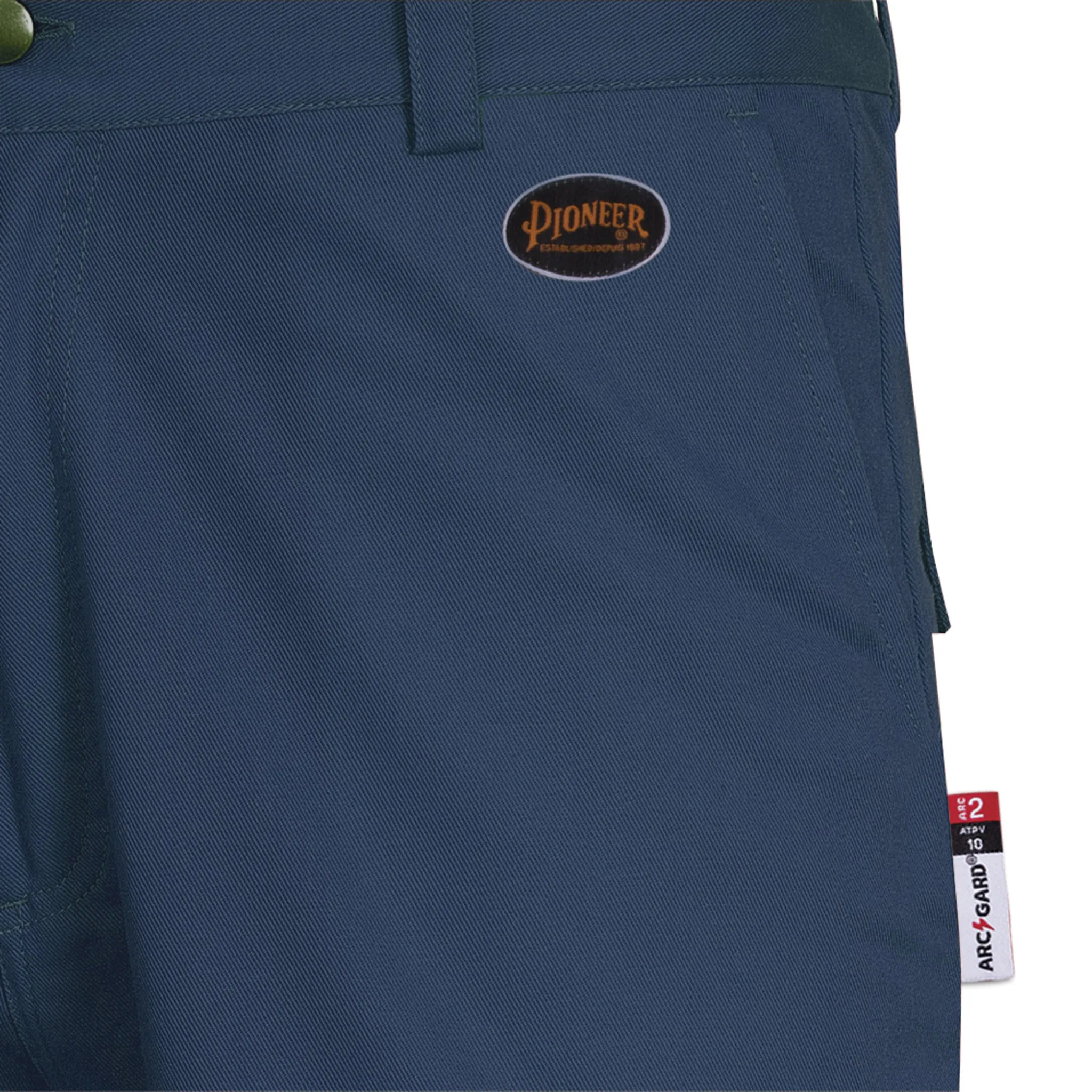 Pioneer Men's FR-TECH® Work Pants, CSA FR/ARC Rated HRC 2, 88% Cotton/12% Nylon, Flame Resistant, 7oz Safety Pants, NFPA 2112 Compliant | Sizes 30-48