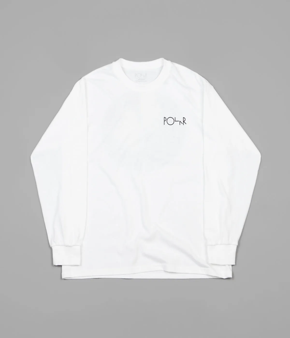 Polar Torsten Fill Logo Long Sleeve T-Shirt - White
