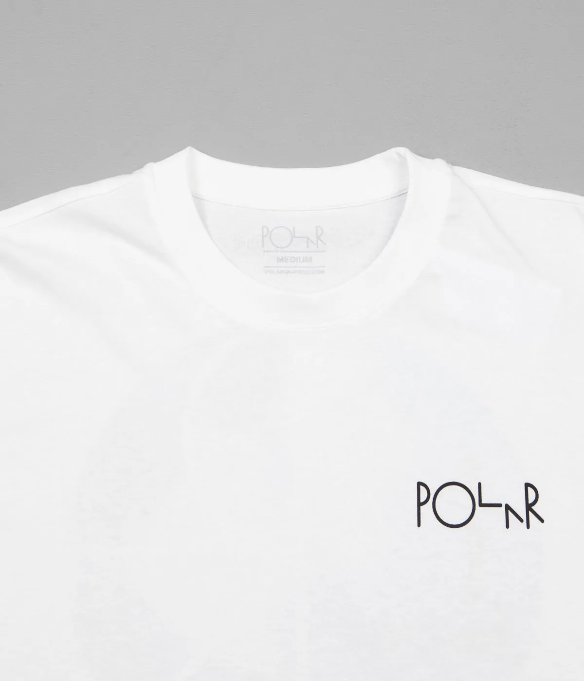 Polar Torsten Fill Logo Long Sleeve T-Shirt - White