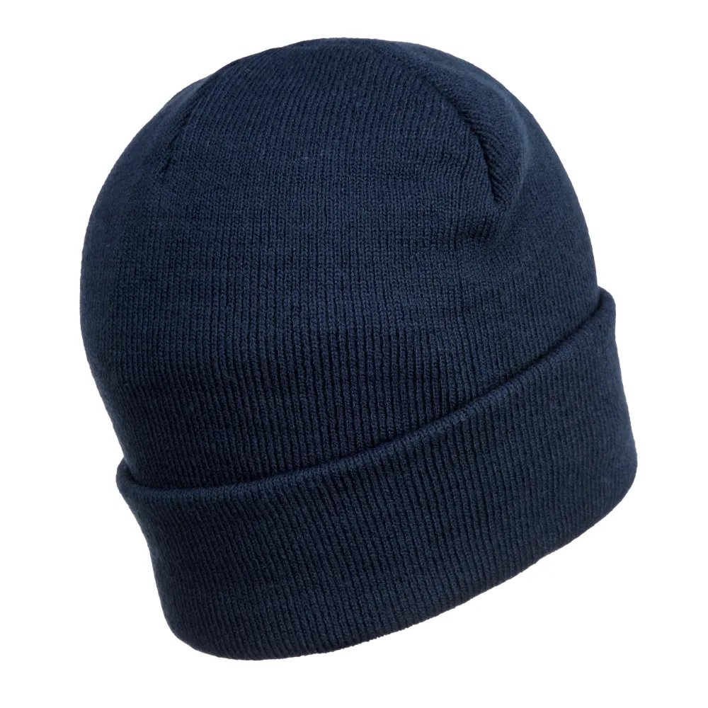 PORTWEST® LED Head Light Beanie Winter Hat - USB Rechargeable - B029