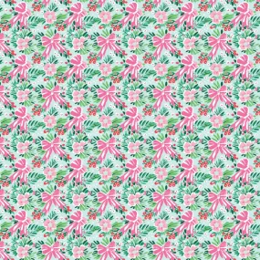 Preppy Christmas Bows Pattern Acrylic Sheets