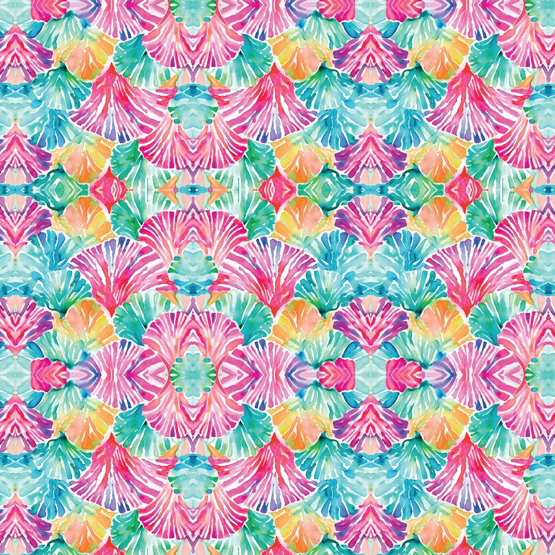Preppy Coral Pattern Acrylic Sheets