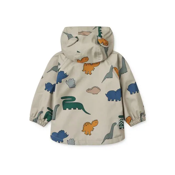 Raincoat Jacket - Manu - Dinosaurs/Mist