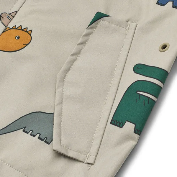 Raincoat Jacket - Manu - Dinosaurs/Mist