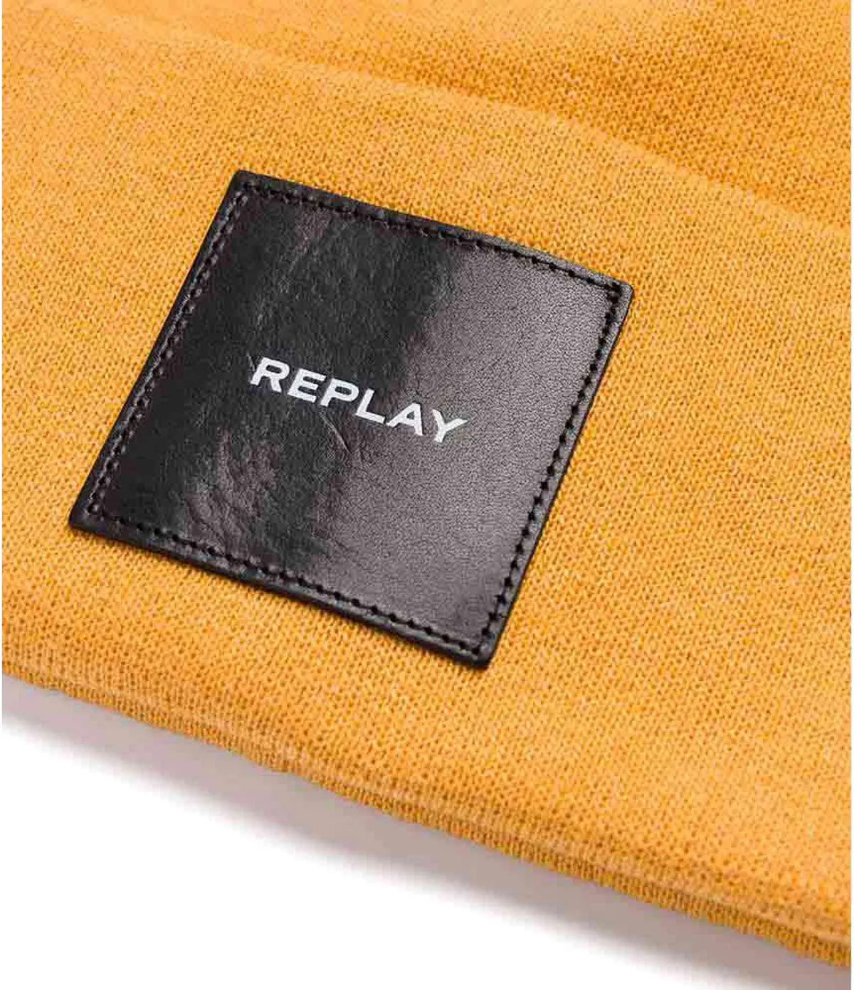 Replay Mens Fisherman Wolly Hat In Yellow