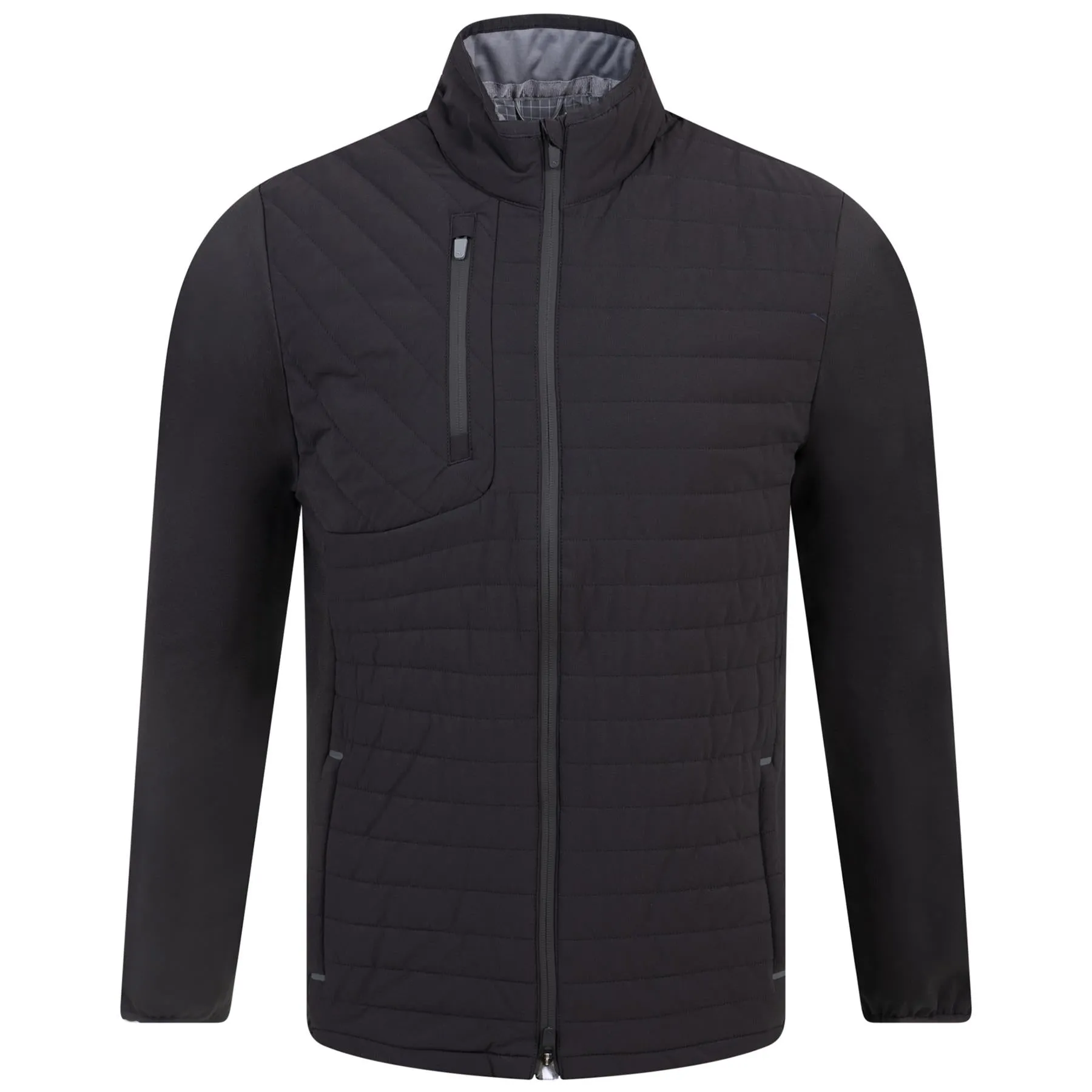 Scotia Quilted Down Jacket Puma Black/Slate Sky - SS24