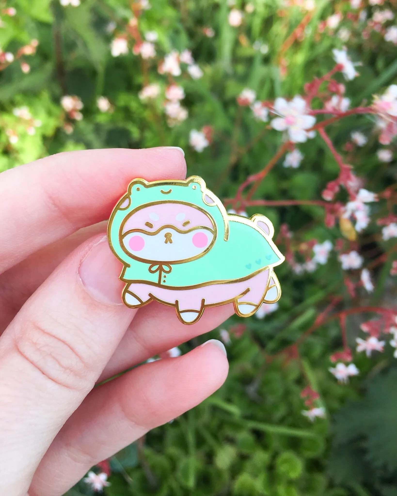Shiba Raincoat Pin
