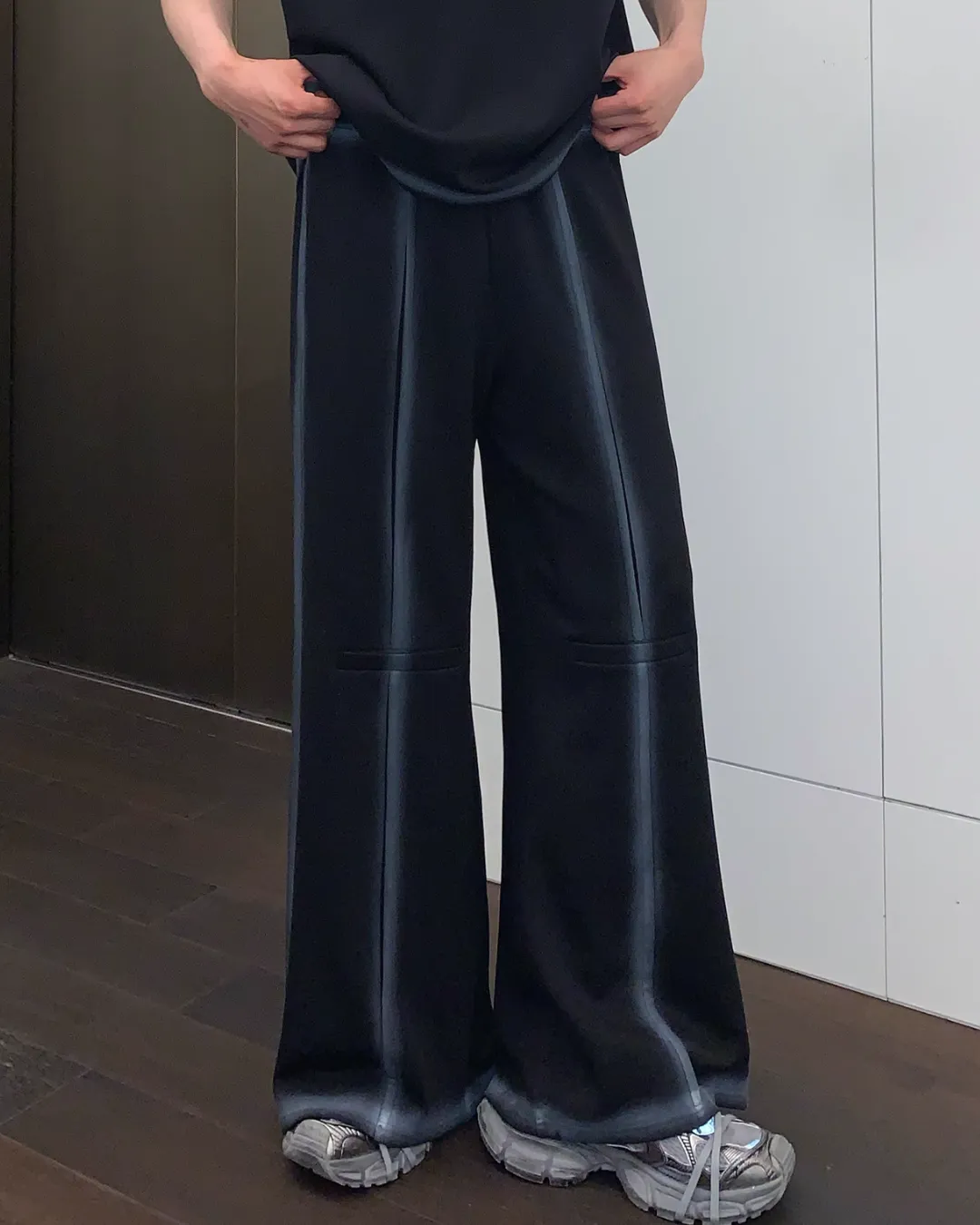 Shoulder Pad T-Shirt / Wide Pants CBJ0079