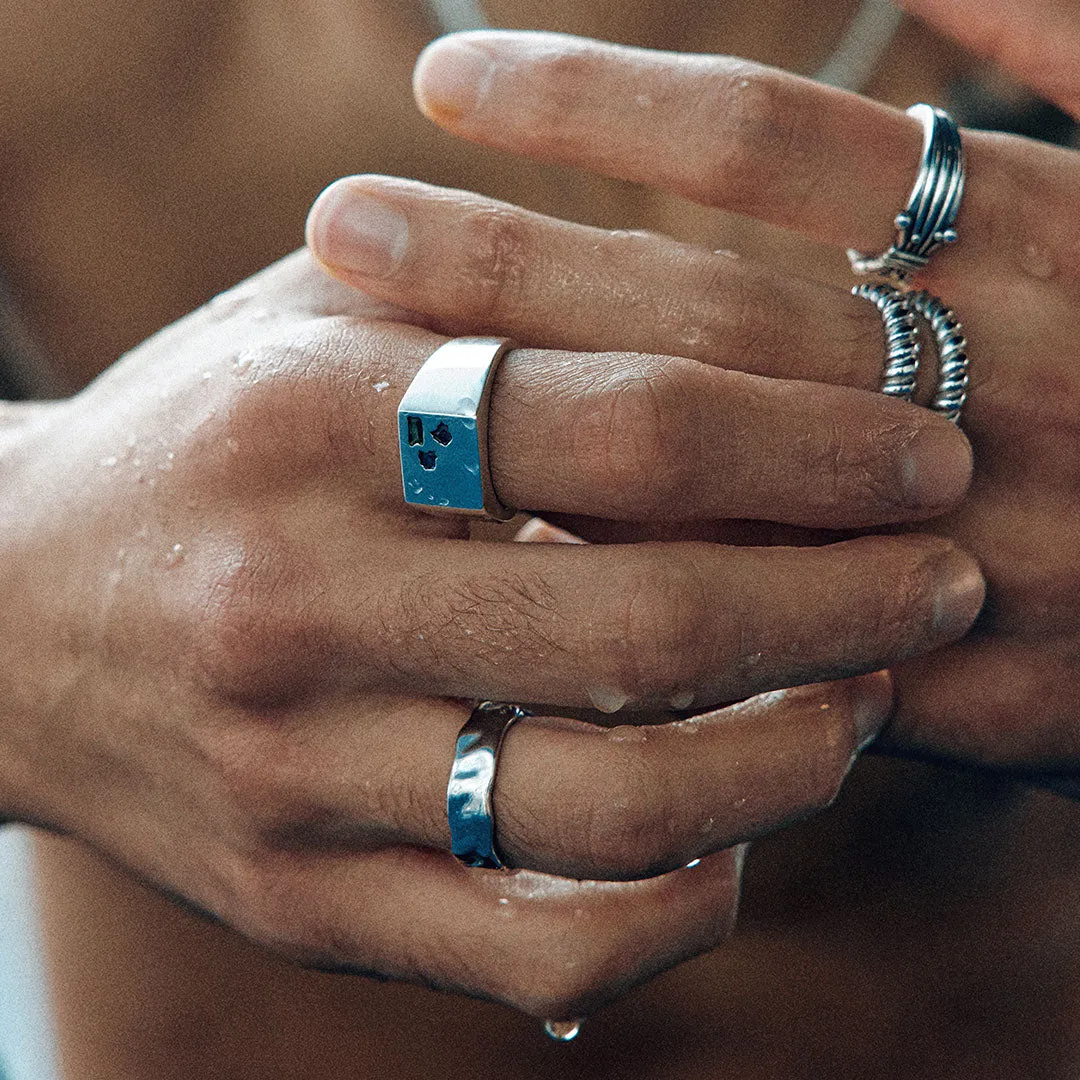 Silver Attrition Ring