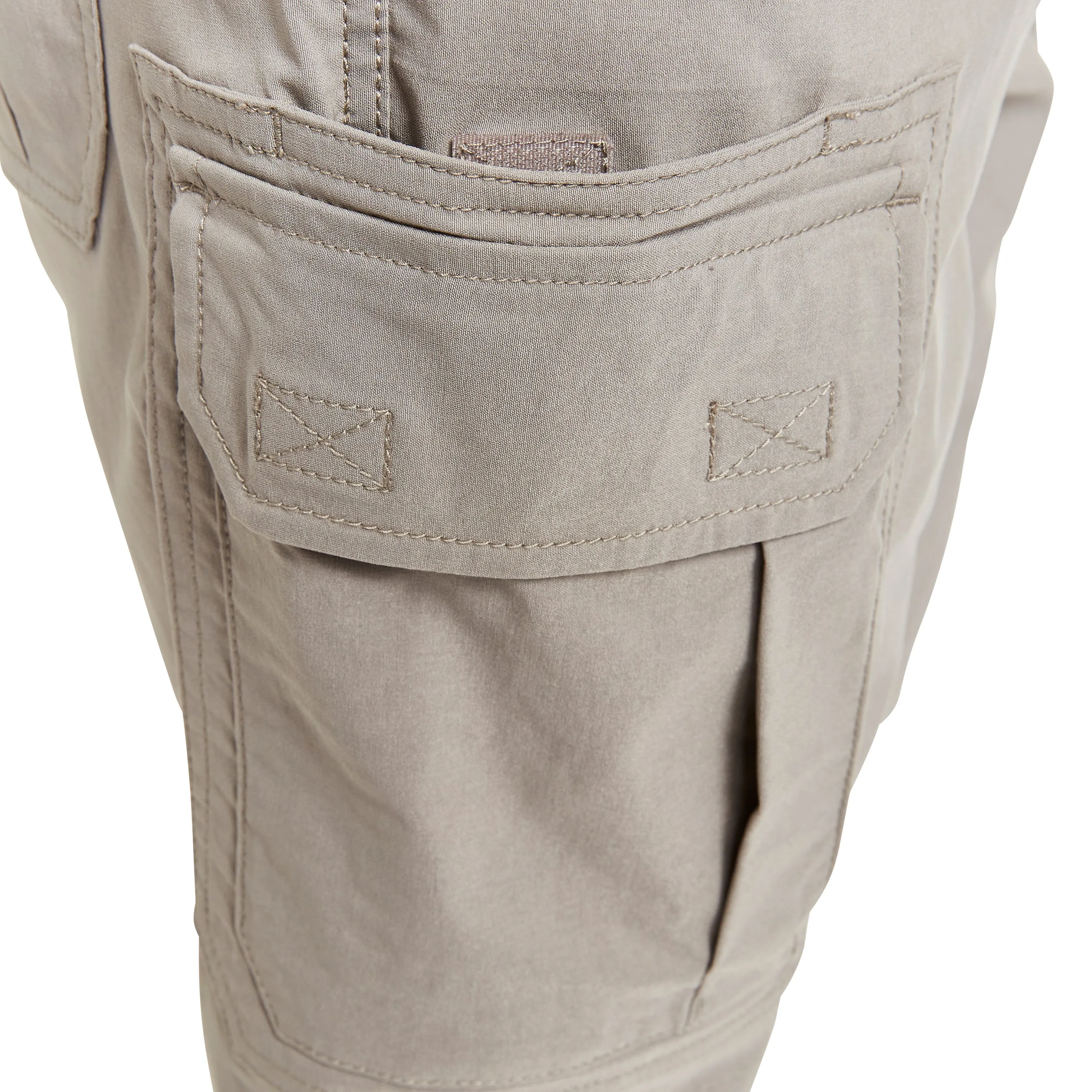SMITH'S-STRETCH NYLON/SPANDEX BELTED CARGO SHORT